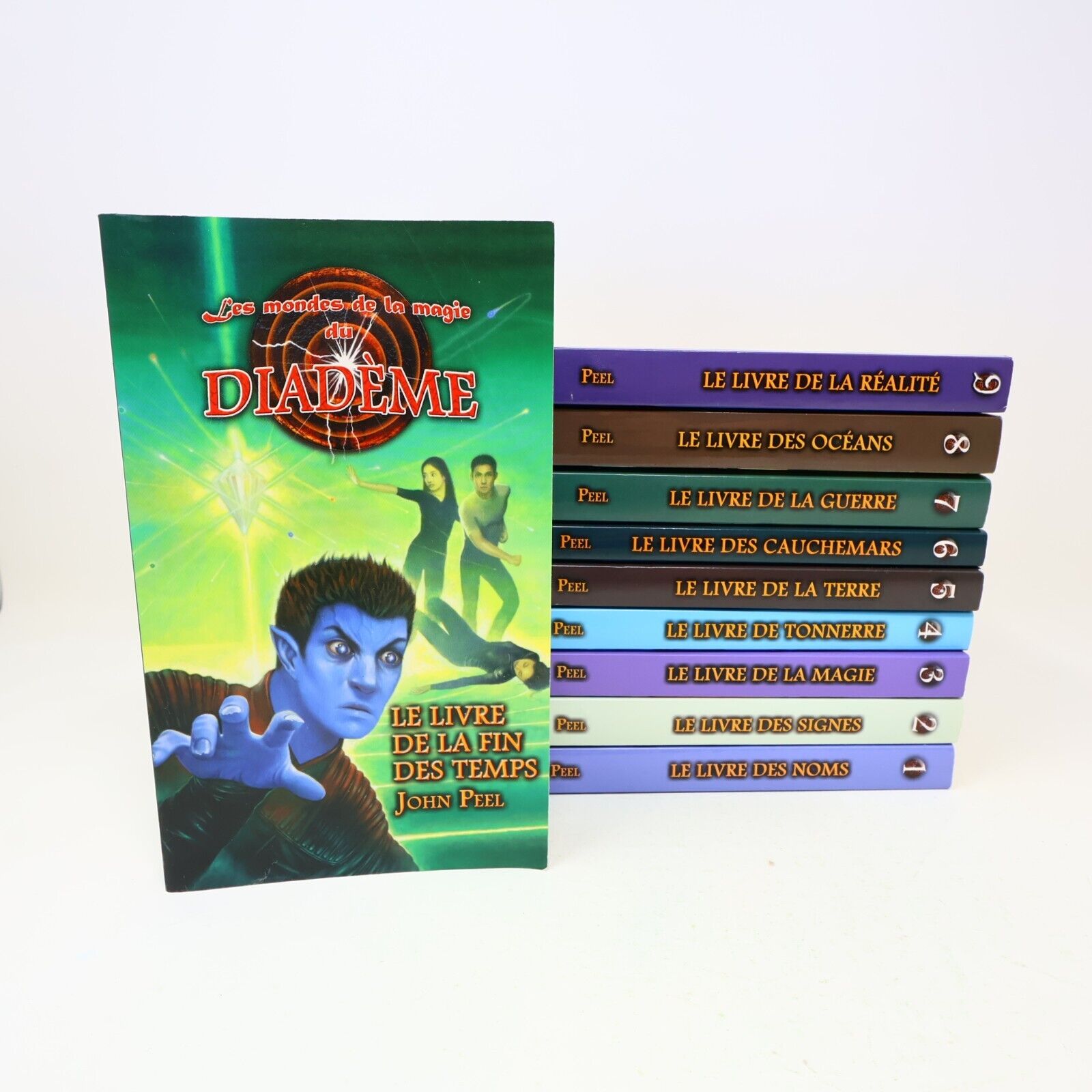 Lot 10 Livres Les Mondes de la Magie du Diadème #1-10 de John Peel Ada Français