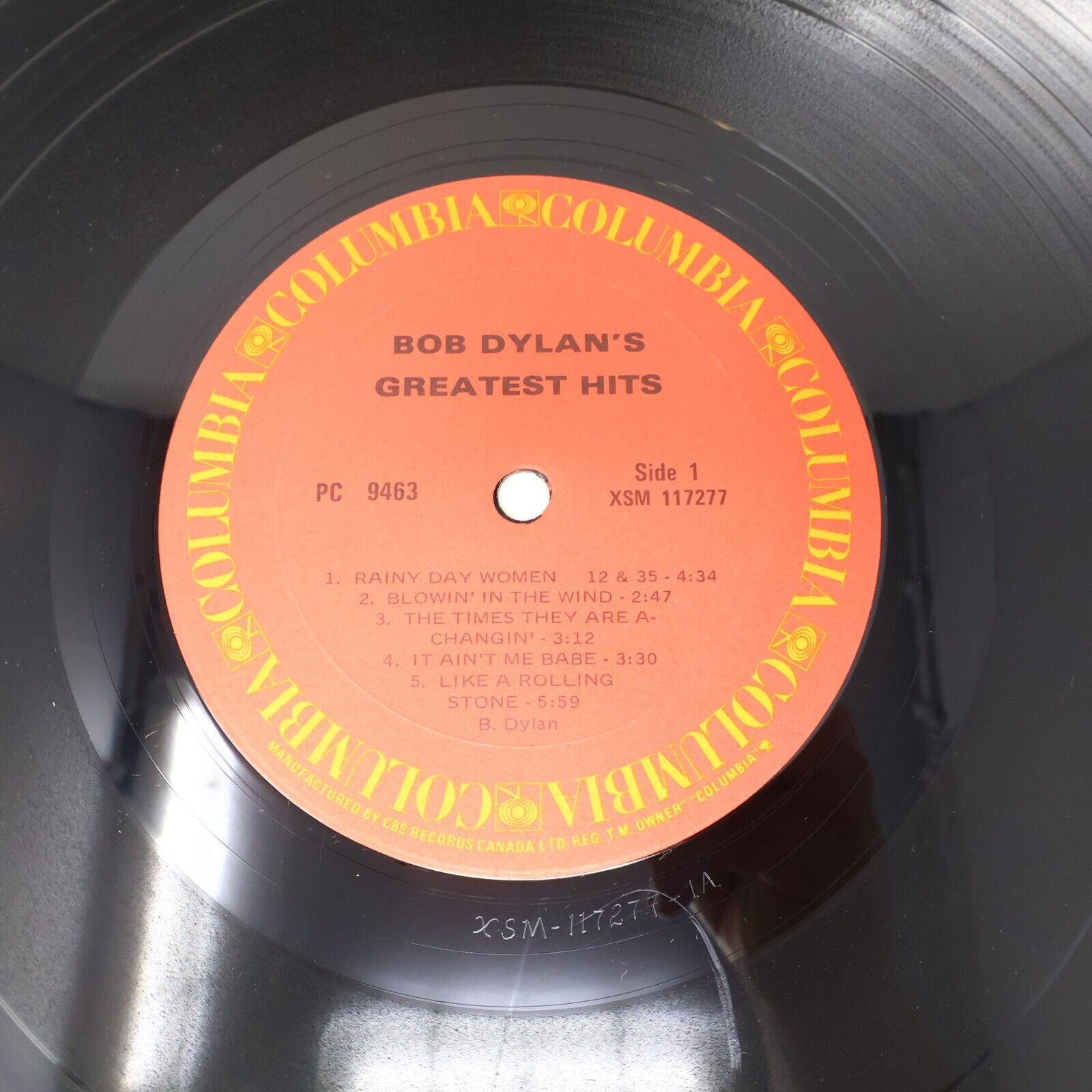 Bob Dylan's Greatest Hits + Planet Waves Lot of 2 LP Records VPC 9463 7ES-1003