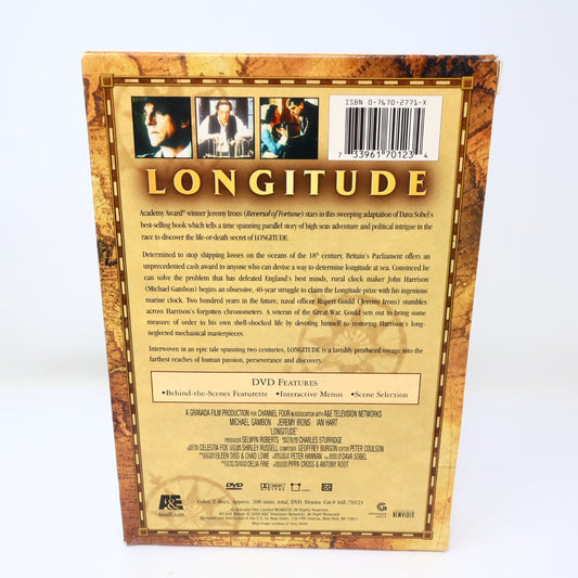 Longitude DVD NTSC A&E Adaptation Jeremy Irons/Michael Gambon/Ian Hart Tested