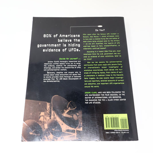 The Ufo Book Encyclopedia of the Extraterrestrial Jerome Clark Visible Ink Press