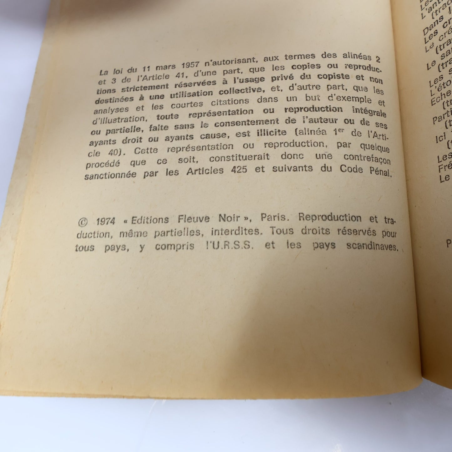 Anticipation Lot 11 Livres Fleuve Noir L'Iceberg Rouge/Métamorphose French 70s