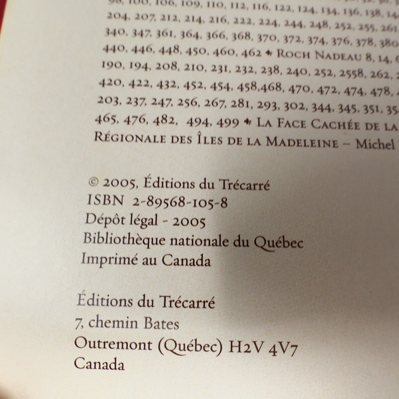 2005 Les Produits du Marché au Québec Michele Serre Cuisine Recettes Trécarré PB