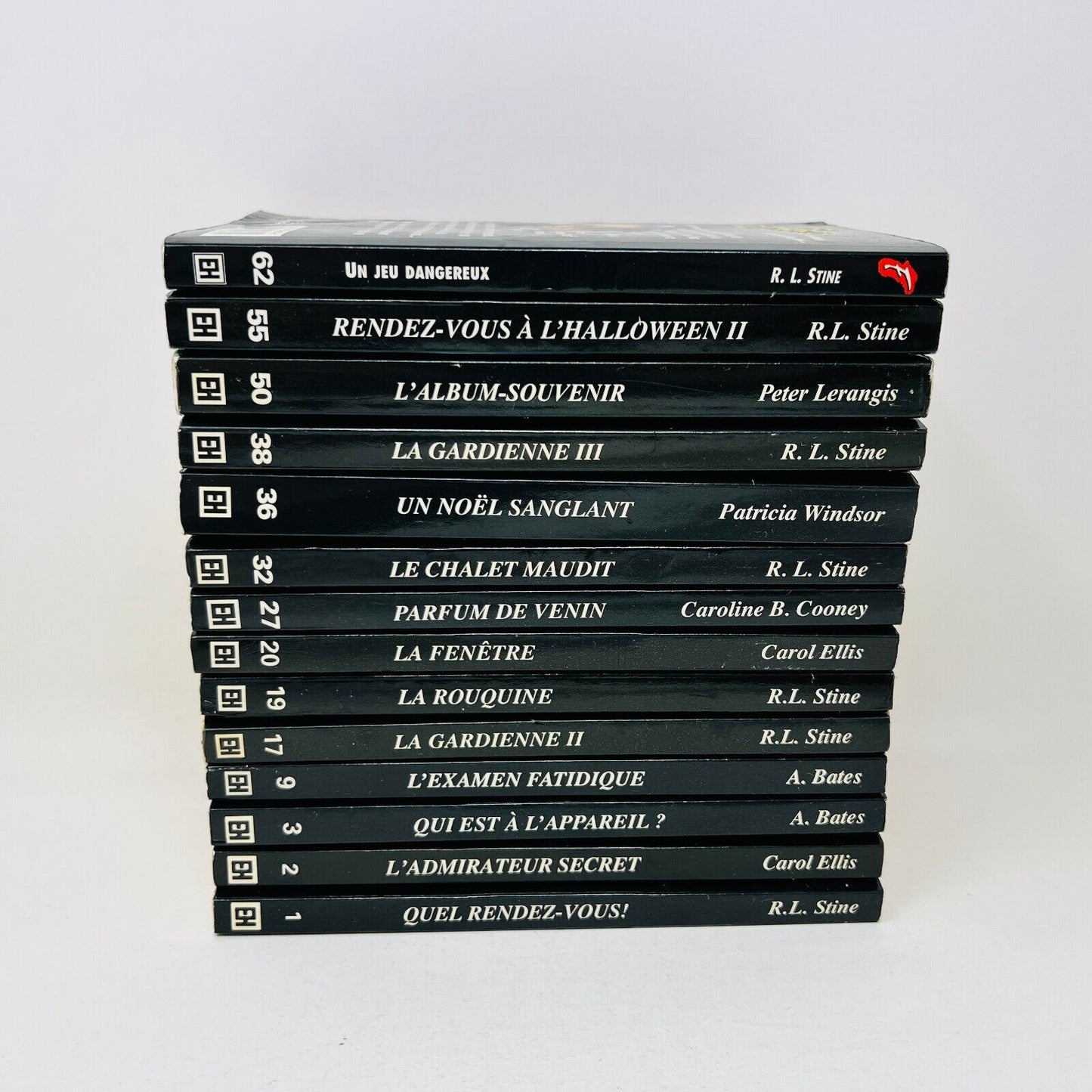 14x Frissons EH Lot Livres Quel Rendez-Vous!/Un Jeu Dangereux/La Rouquine Stine