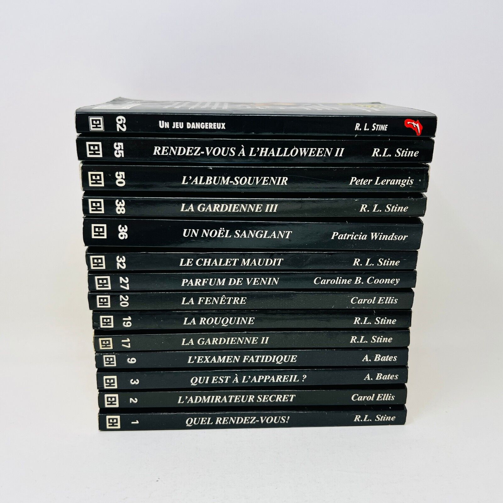 14x Frissons EH Lot Livres Quel Rendez-Vous!/Un Jeu Dangereux/La Rouquine Stine