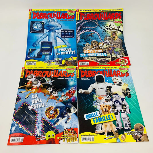 26x Les Débrouillards Magazines Enfants Français 2012-15 Années Incomplètes Lot