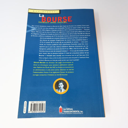 1997 La Bourse Investir avec Succès Affaires Plus de Gérard Bérubé Paperback PB