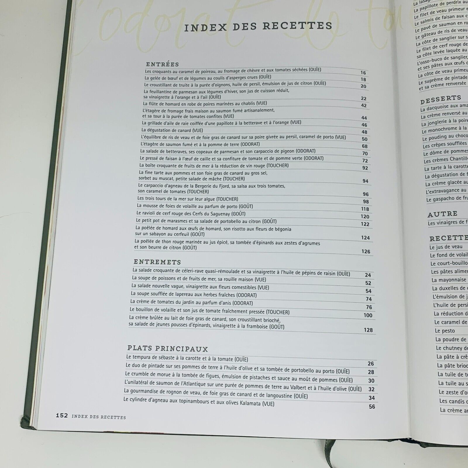 2004 Un Privilège à Votre Table Livre Cuisine Recettes Chef Diane Tremblay Signé