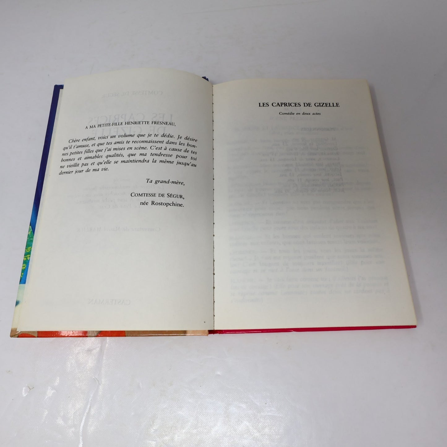 Comtesse de Ségur Lot 8 Livres Casterman Deux Nigauds/Petites Filles Modèles HC