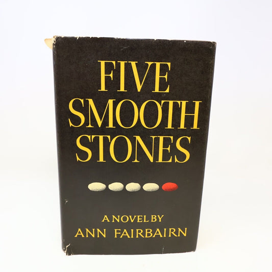 1966 Five Smooth Stones by Ann Fairbairn Hardcover HC Crown Fiction Civil rights