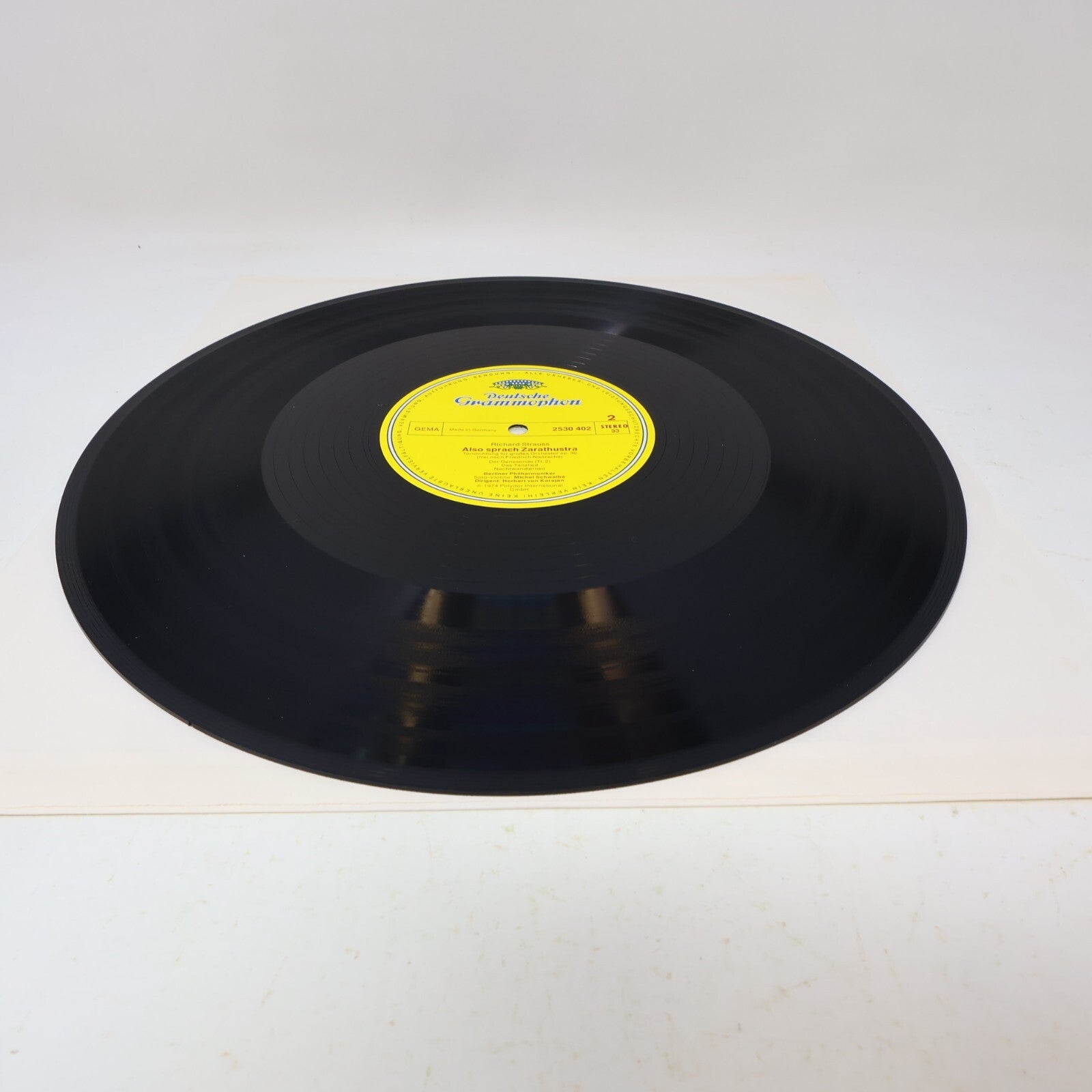 Herbert von Karajan Also Sprach Zarathustra Schwalbé LP Record Vinyl 2530 402