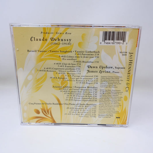 Dawn Upshaw Forgotten Songs Sings Debussy Levine CD 1997 Sony Classical SK 67190