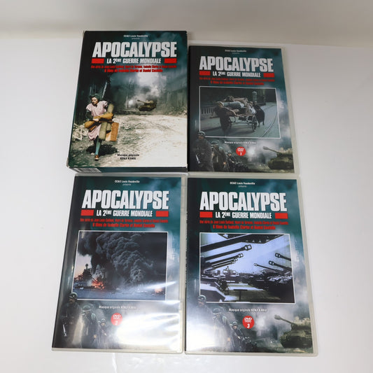 Apocalypse La 2ème Guerre Mondiale en Couleur WW2 DVD NTSC Clarke/Costelle Testé