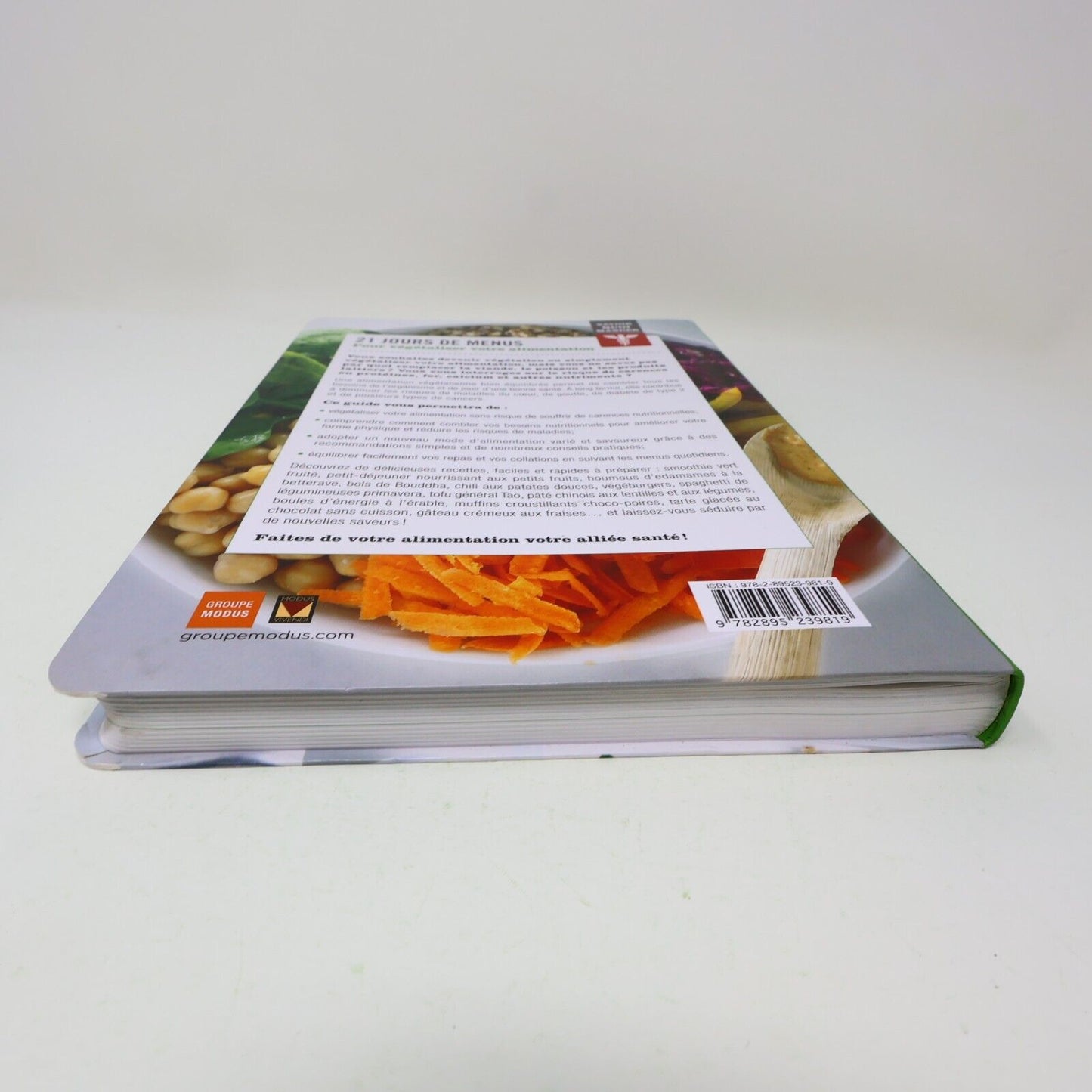 2017 Végétalien 21 Jours de Menus Linda Montpetit Vegan Cuisine Recettes Livre