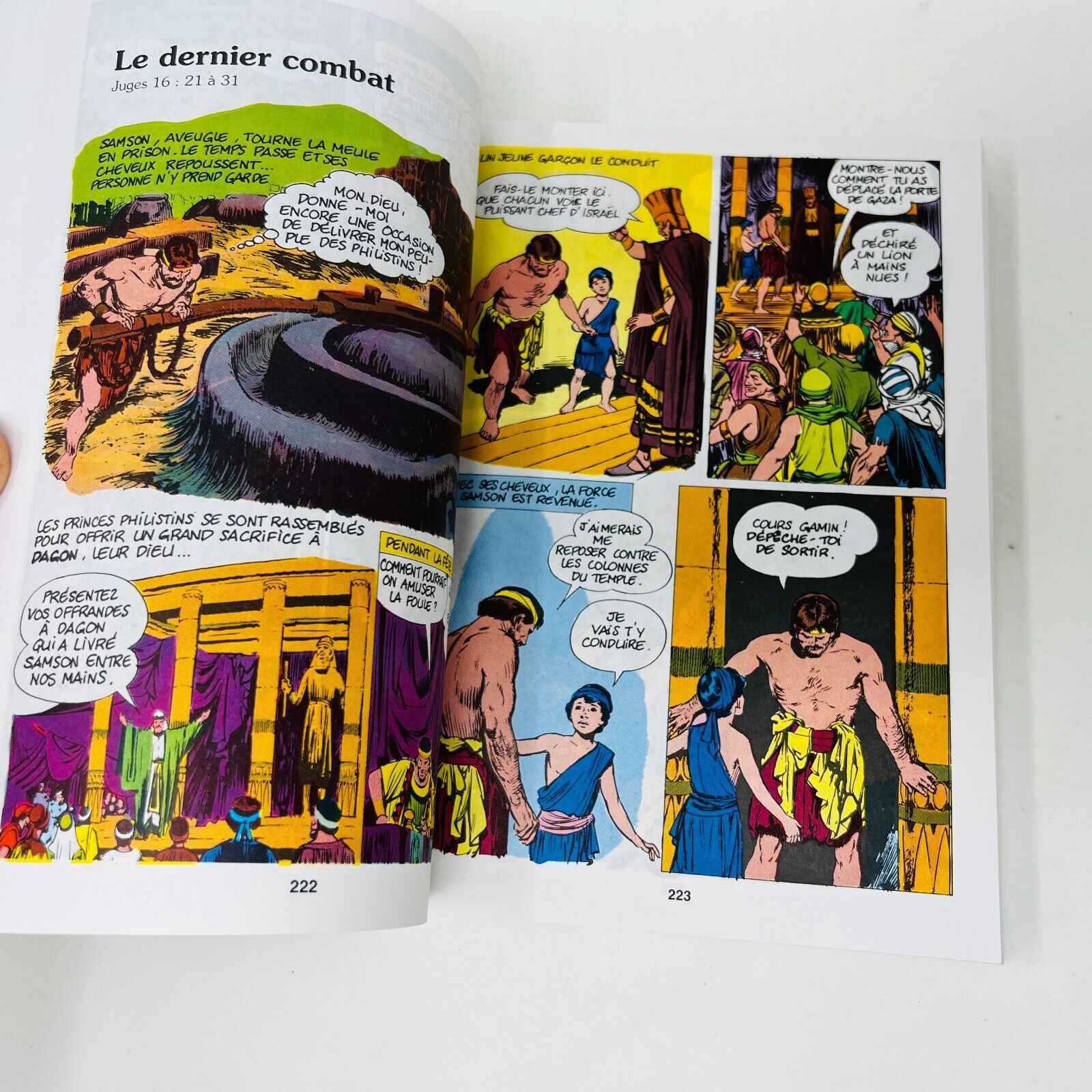 1996 La Bible en Bandes Dessinées en BD LLB en Français/French Comics Religion