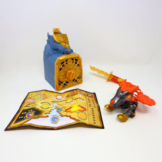 Treasure X Emberback Dragon Arachnide Ninja Gold Set Moose Toy Land of Dragons