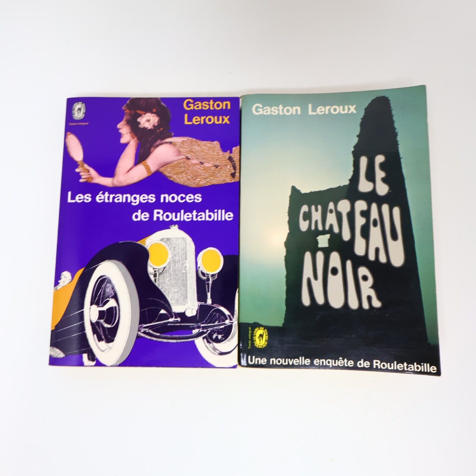 Rouletabille Gaston Leroux Château Noir Étranges Noces Lot 2 Livres Français 70s