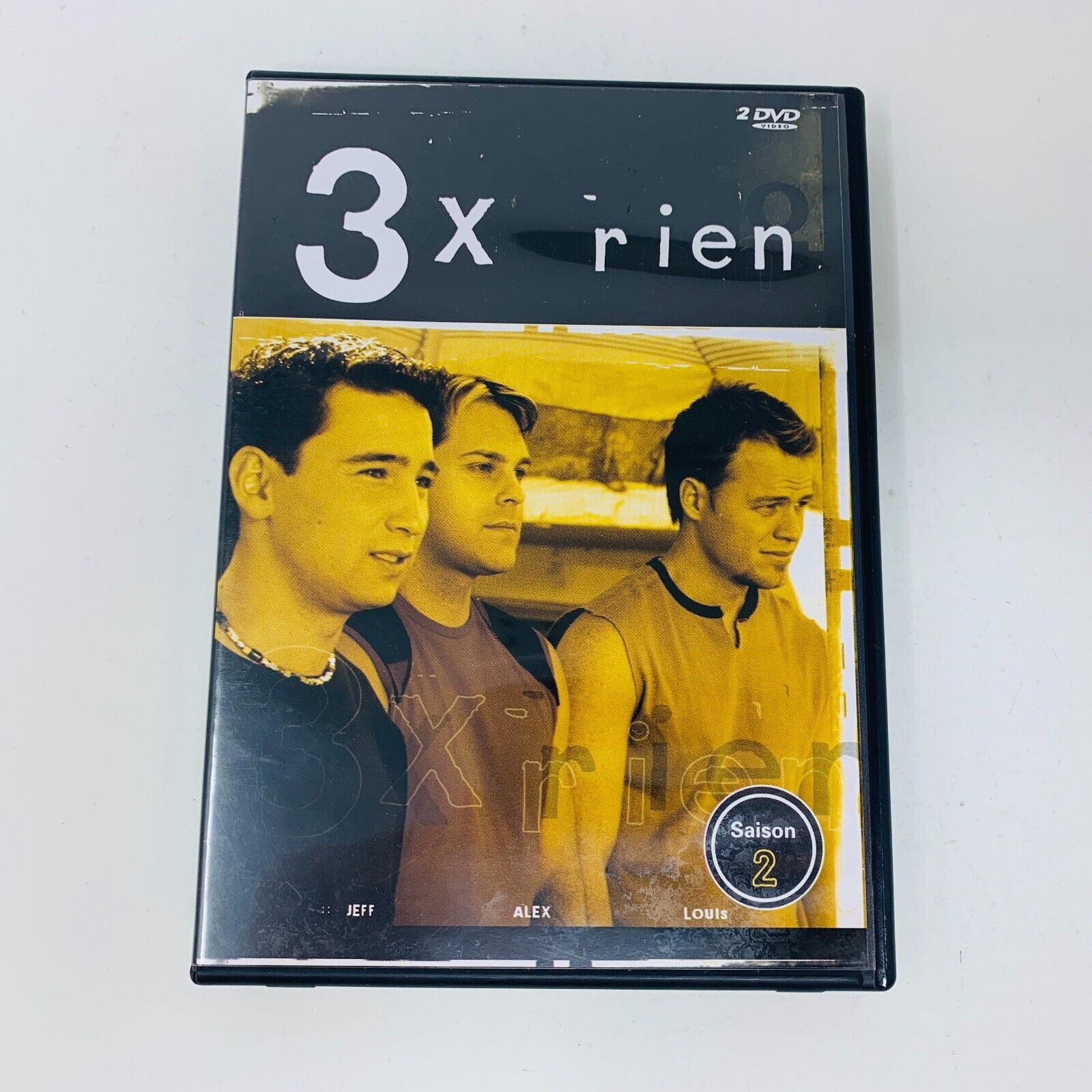 3 x Rien Saisons 1-2 Lot DVD Testés Série TV Télé Louis Morissette Alex Perron