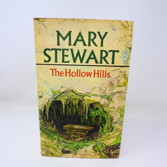 The Hollow Hills Mary Stewart 1973 UK Edition Arthurian Fiction Hodder Hardcover