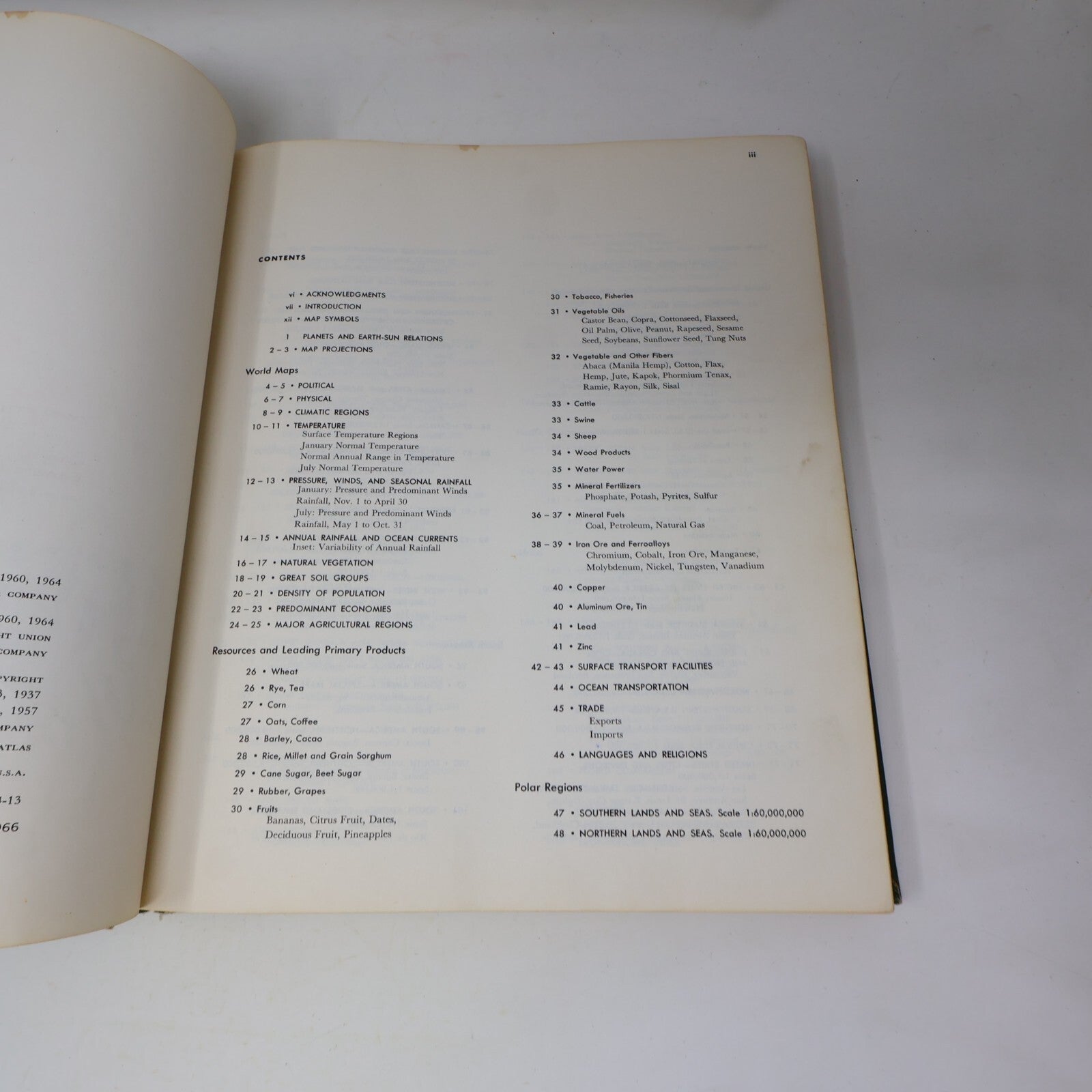 1966 Goode's World Atlas 12Th Edition Edward B. Espenshade Jr. Geography Book HC