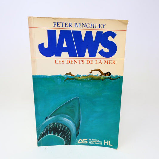 1975 Jaws les Dents de la Mer Peter Benchley Stanké Français Paperback PB Livre
