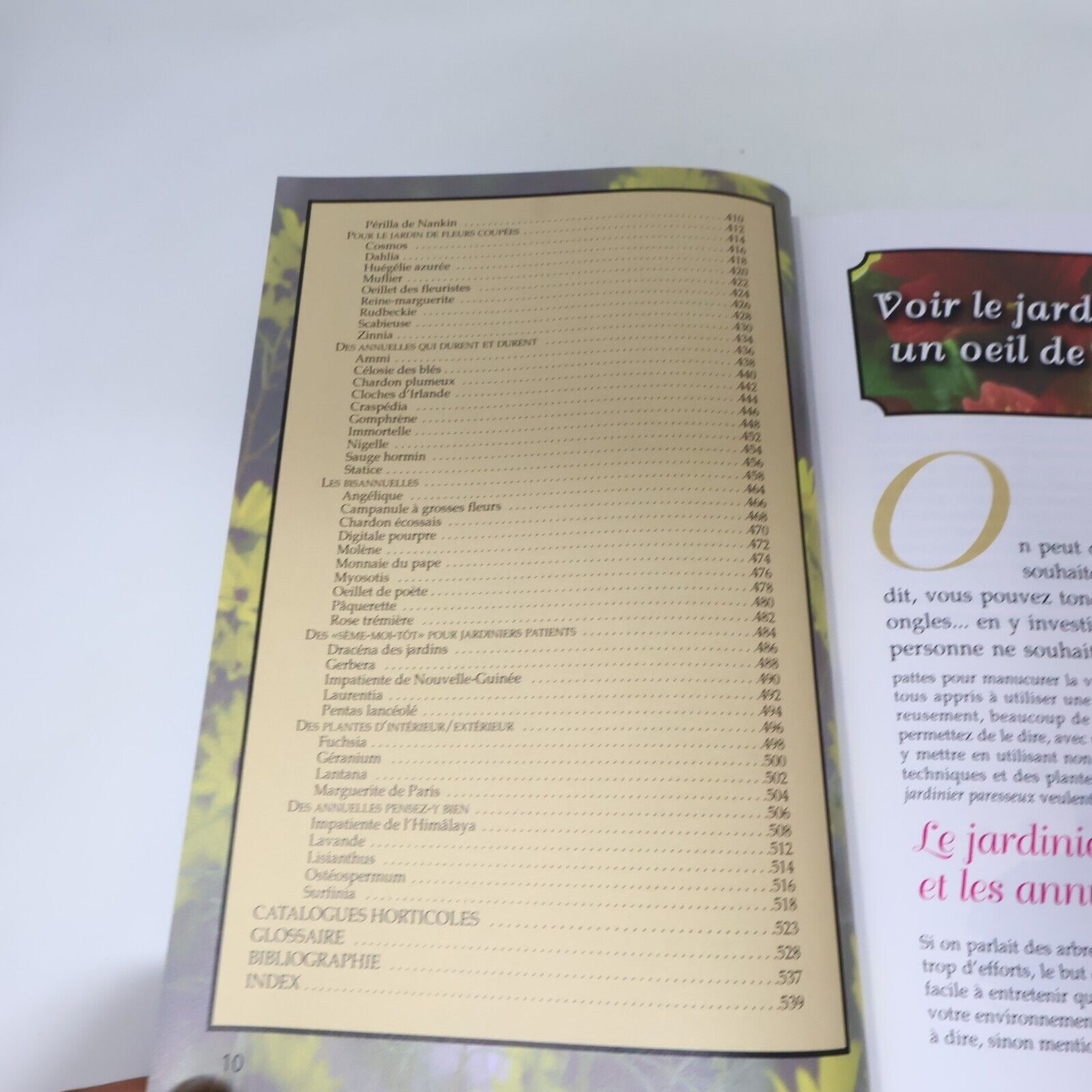1999 Le Jardinier Paresseux Coffret Les Annuelles/Vivaces de Larry Hodgson Livre