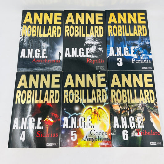 Lot de 10 Livres A.N.G.E #1-10 Anne Robillard Série Complète Antichristus Ange