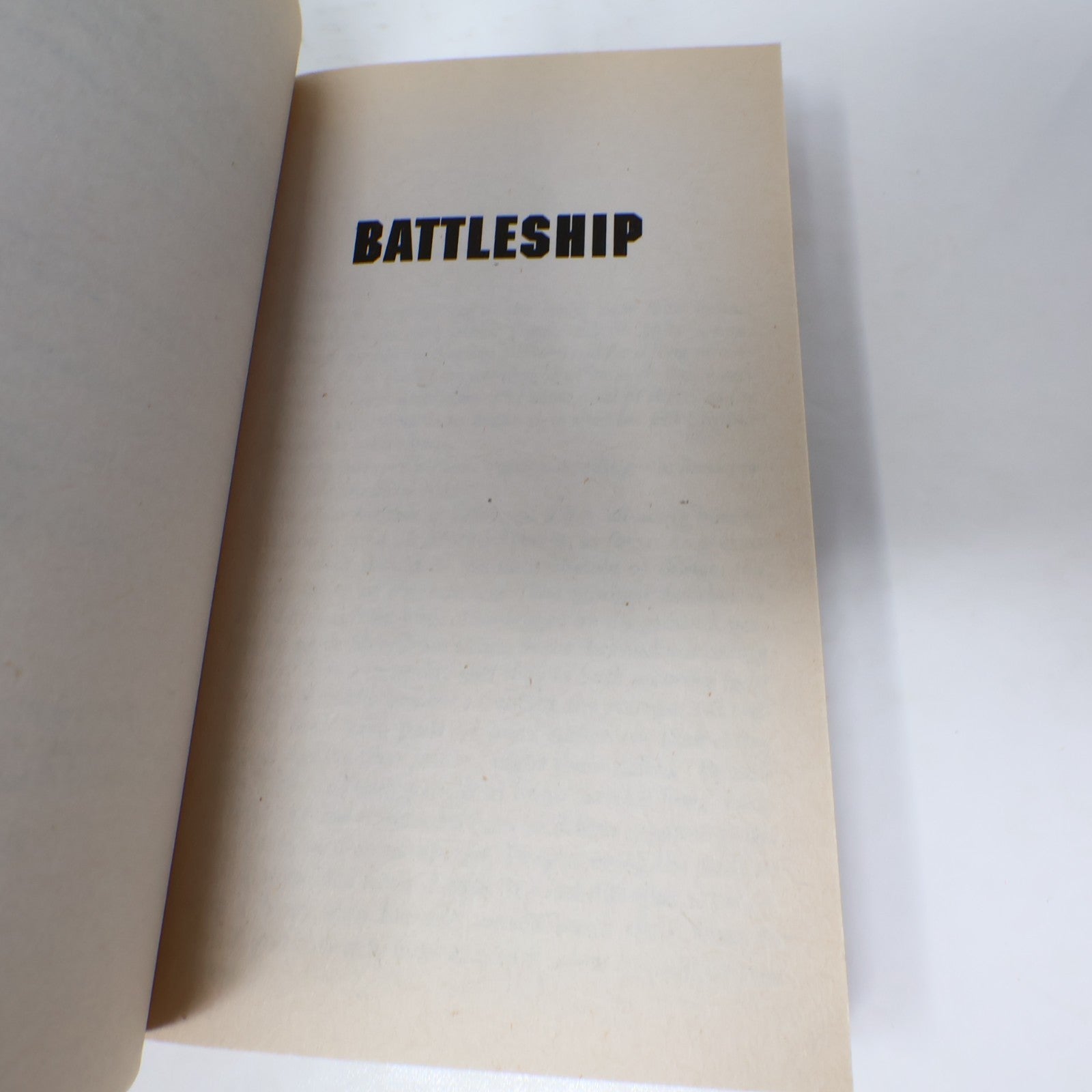 Battleship Peter David Del Rey 2012 PB Movie Tie-In Science-Fiction Action Book
