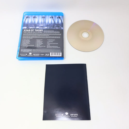 Back to Front Peter Gabriel Live in London Blu-ray 2014 Tested NTSC Concert
