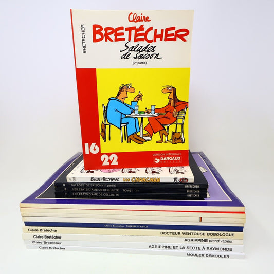Cellulite Agrippine Docteur Ventouse Lot 14 Bandes dessinées Claire Bretécher Bd