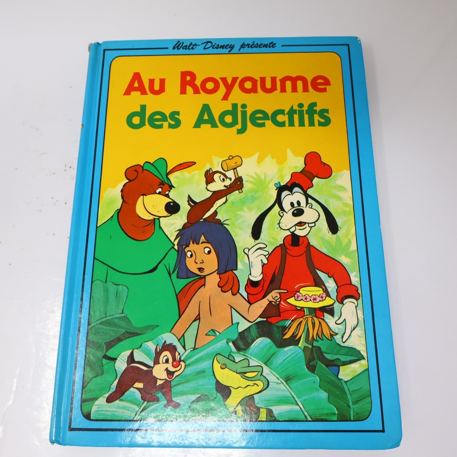 Au Royaume des Noms/Verbes/Adjectifs/Contraires Lot 4 Livres Disney Enfants 70s