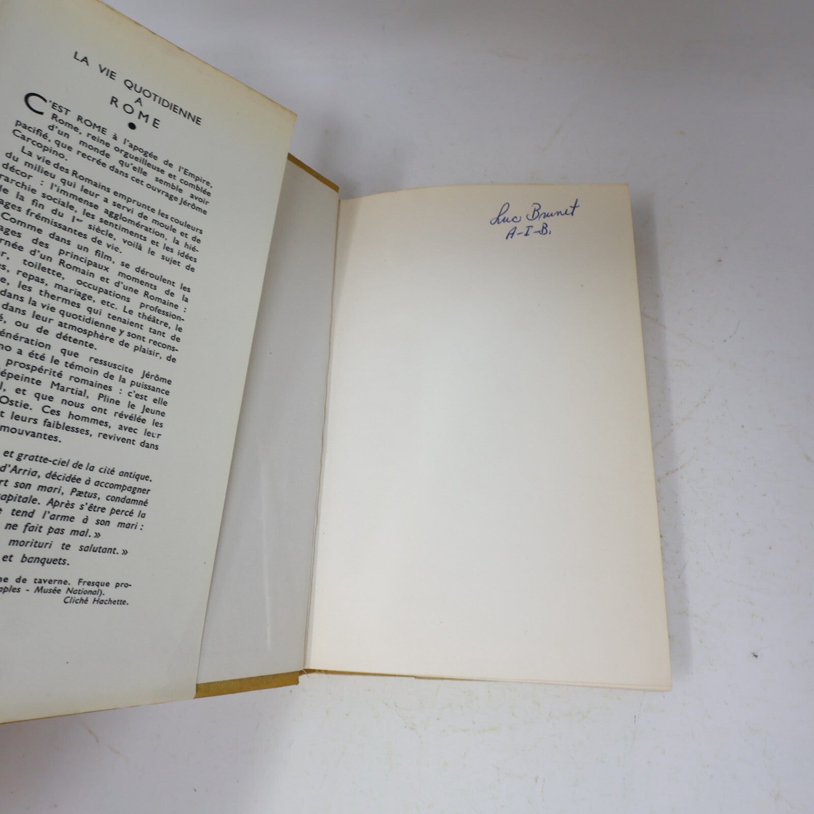 1963 La Vie Quotidienne à Rome à l'Apogée de l'Empire Jérôme Carcopino Hachette