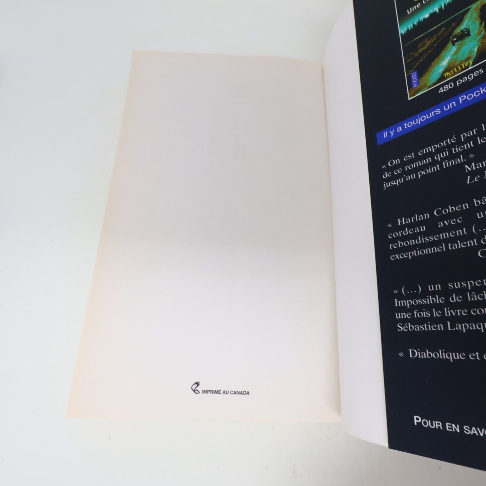 Harlan Coben Juste un Regard Ne le Dis à Personne Lot 2 Livres Roman Policier PB