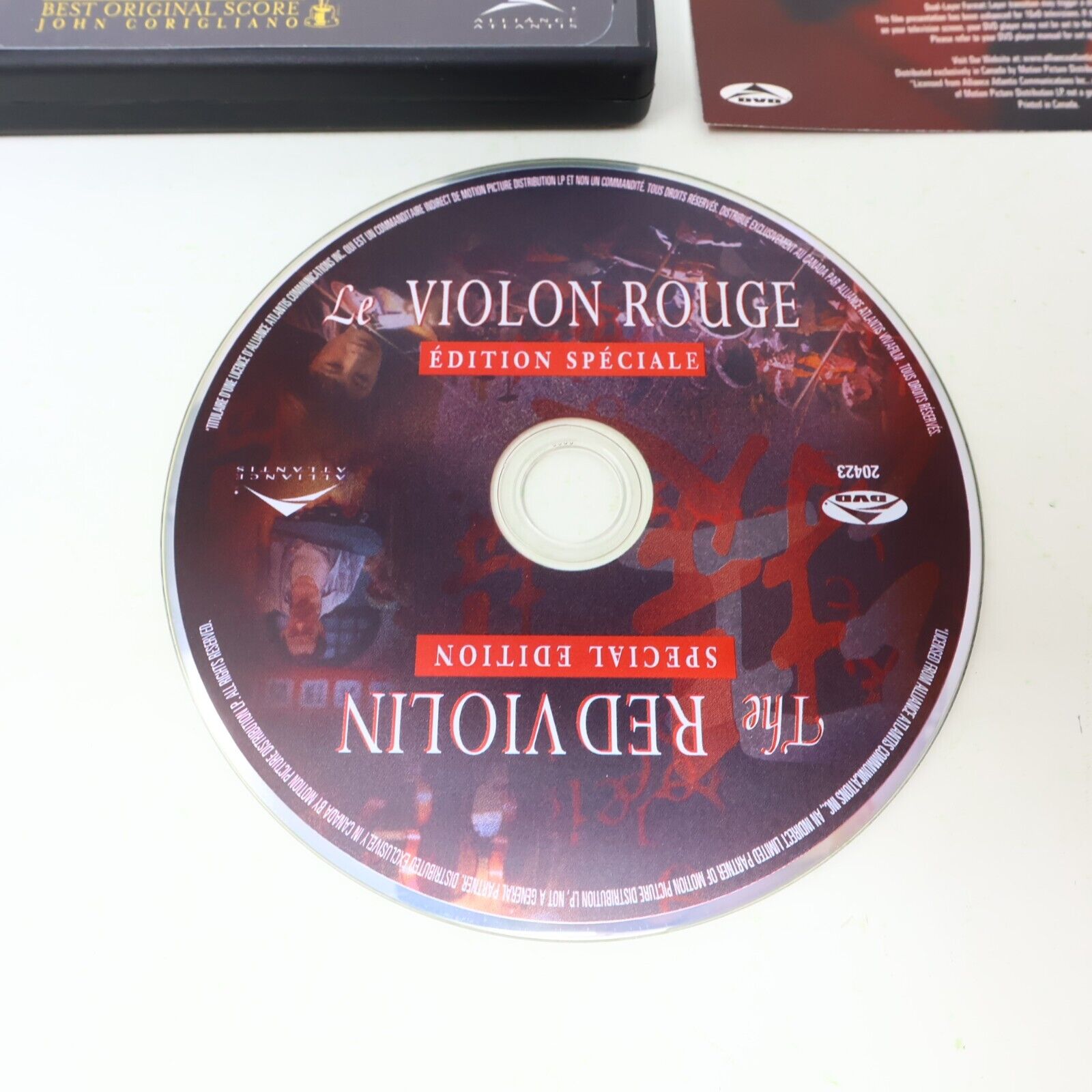 Le Violon Rouge / The Red Violin DVD Louis Girard Samuel L. Jackson NTSC Testé