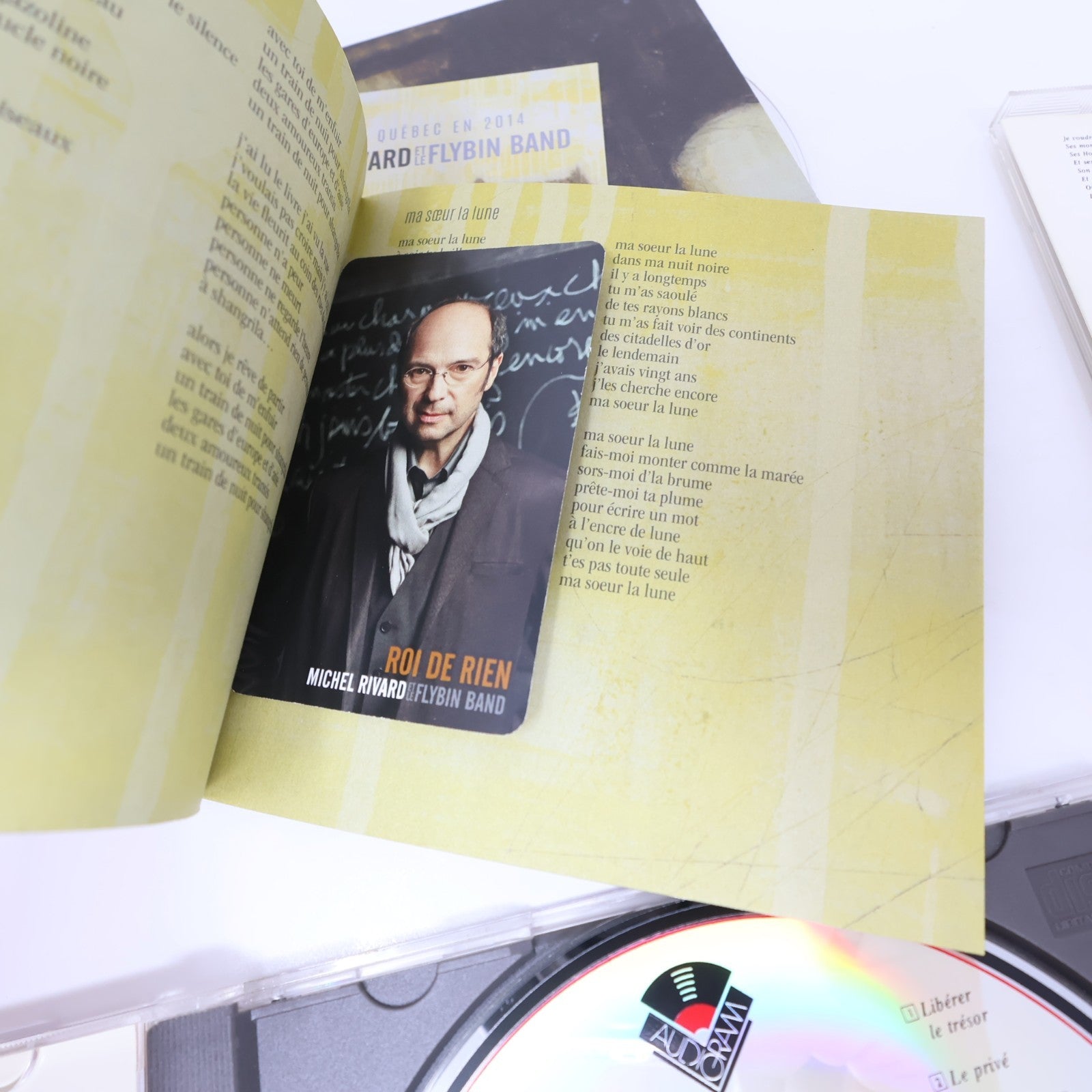 Michel Rivard Lot 4 CD Un Trou dans les Nuages/Le Goût de L'Eau/Roi de Rien