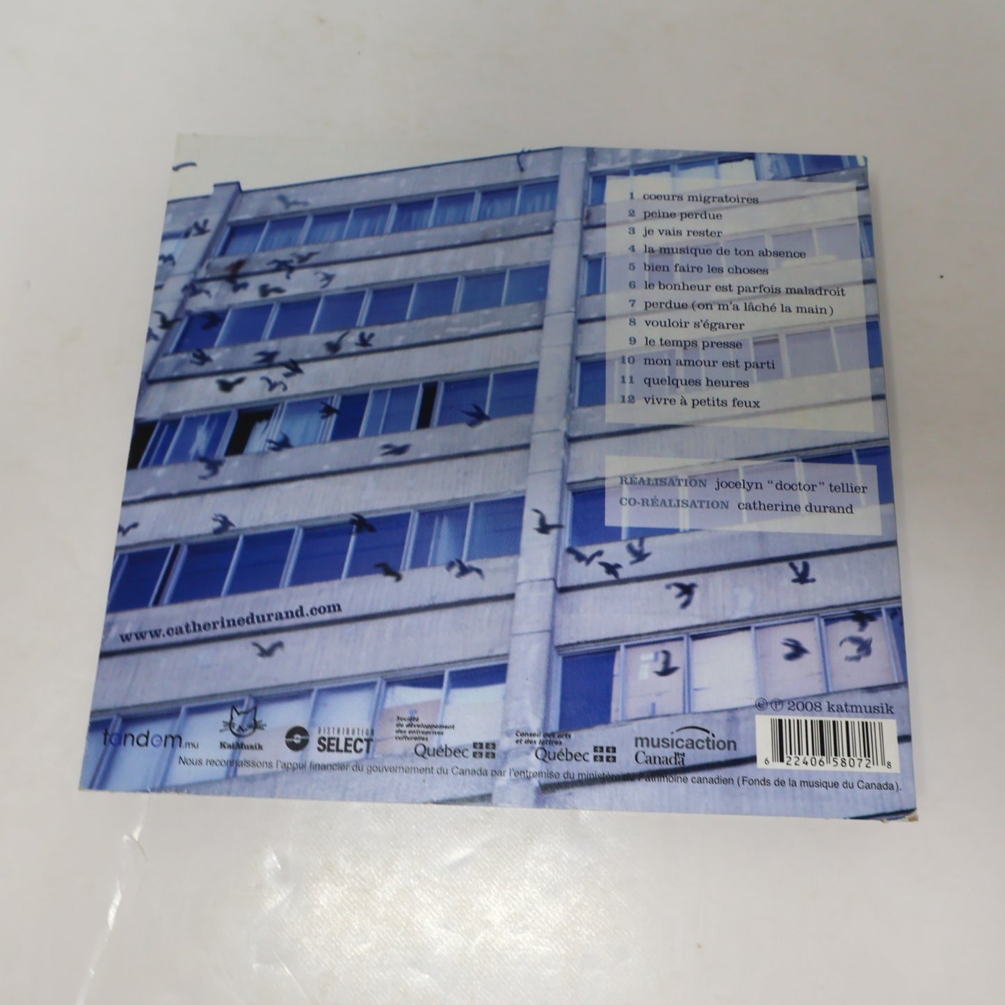Catherine Durand Lot 2 CD Les Murs Blancs Du Nord/Cœurs Migratoires Coeurs