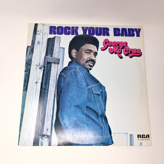 George McCrae Rock Your Baby LP Record Vinyl KPL1 0501 Canada RCA Funk Soul 1974