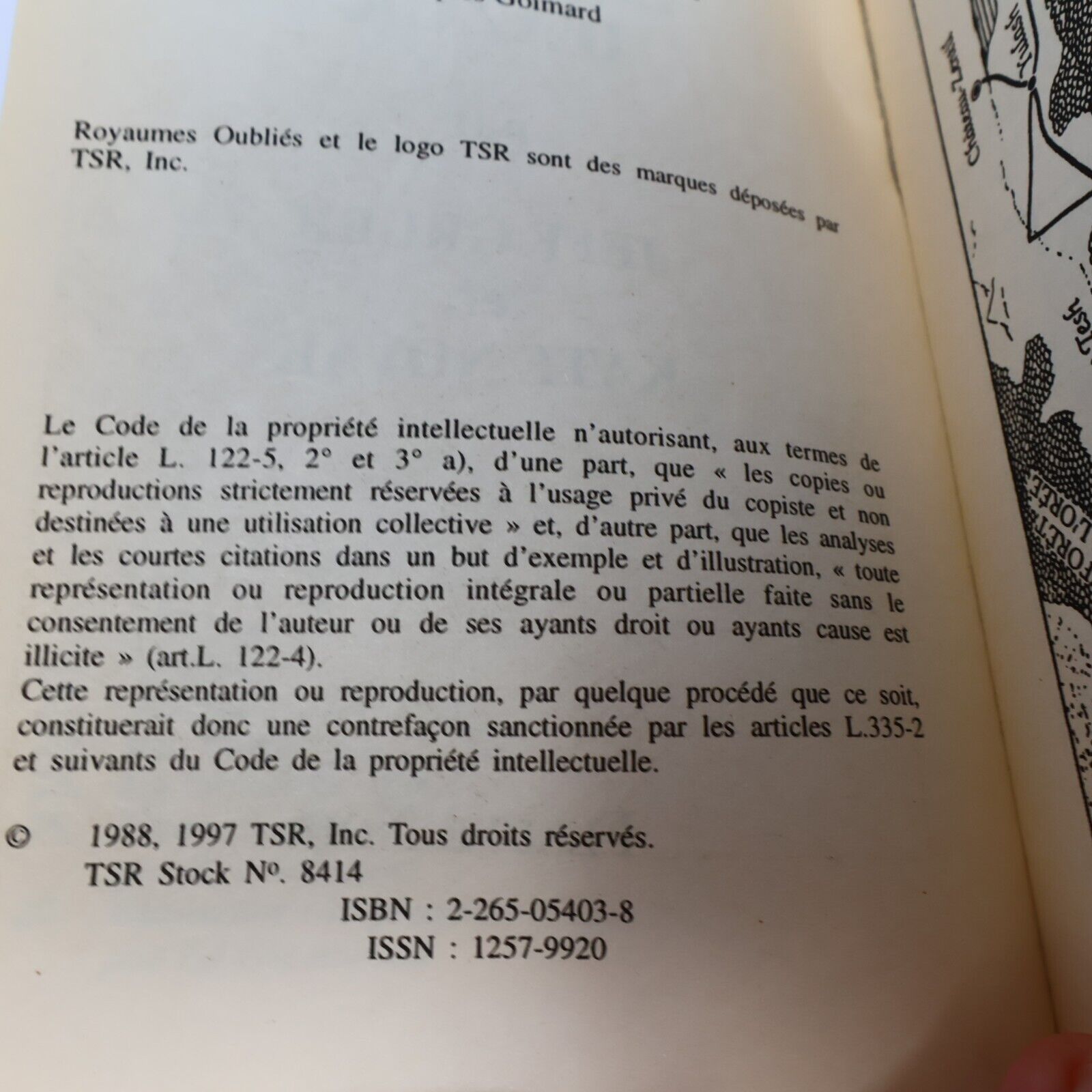 1995 Royaumes Oubliés #11 Les Liens d'Azur la Trilogie de la Pierre du Trouveur