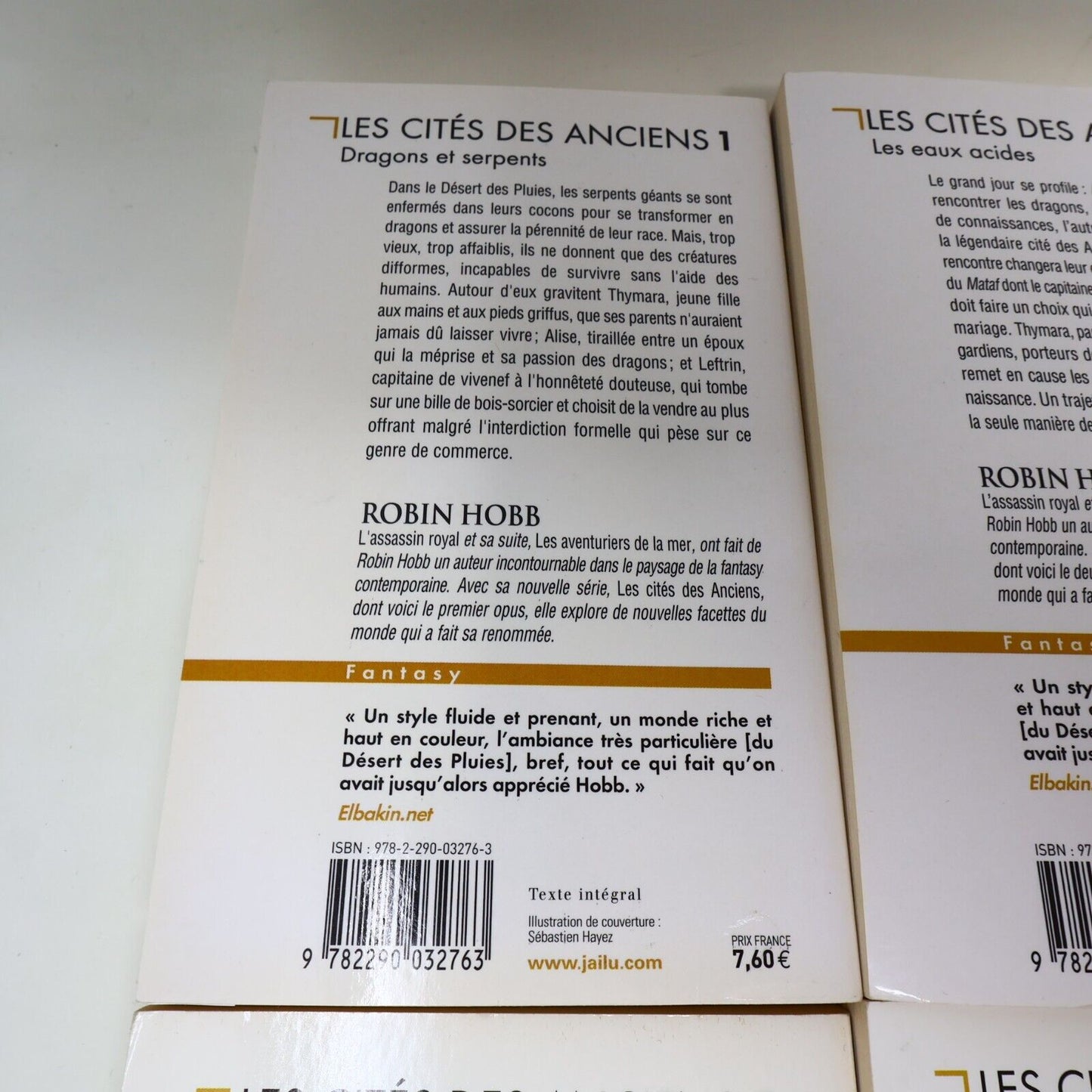 Les Cités des Anciens #1-8 Lot 8 Livres Robin Hobb Série Complète Jai Lu 2010s