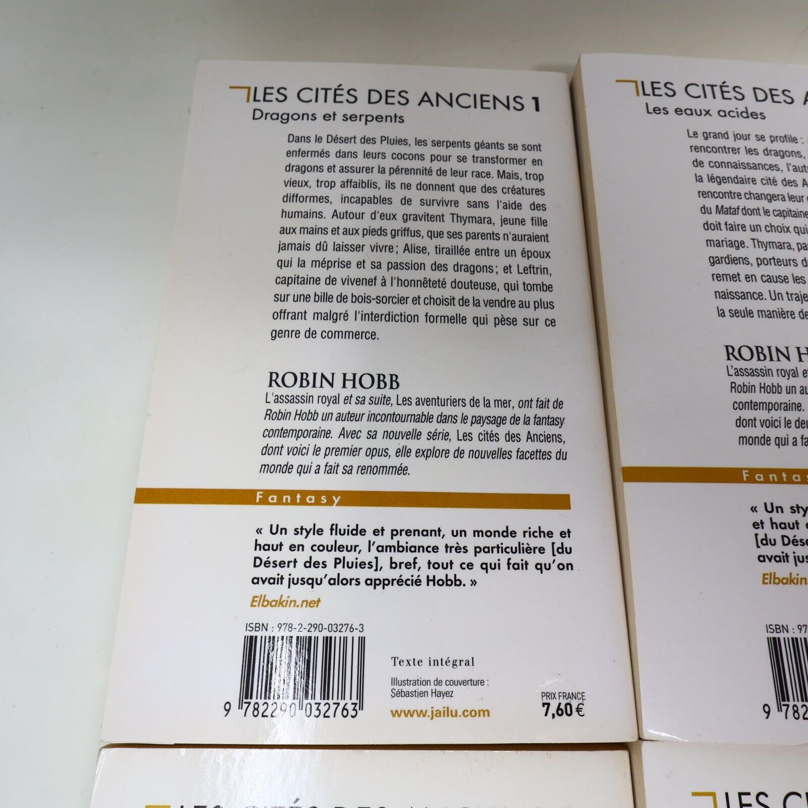 Les Cités des Anciens #1-8 Lot 8 Livres Robin Hobb Série Complète Jai Lu 2010s
