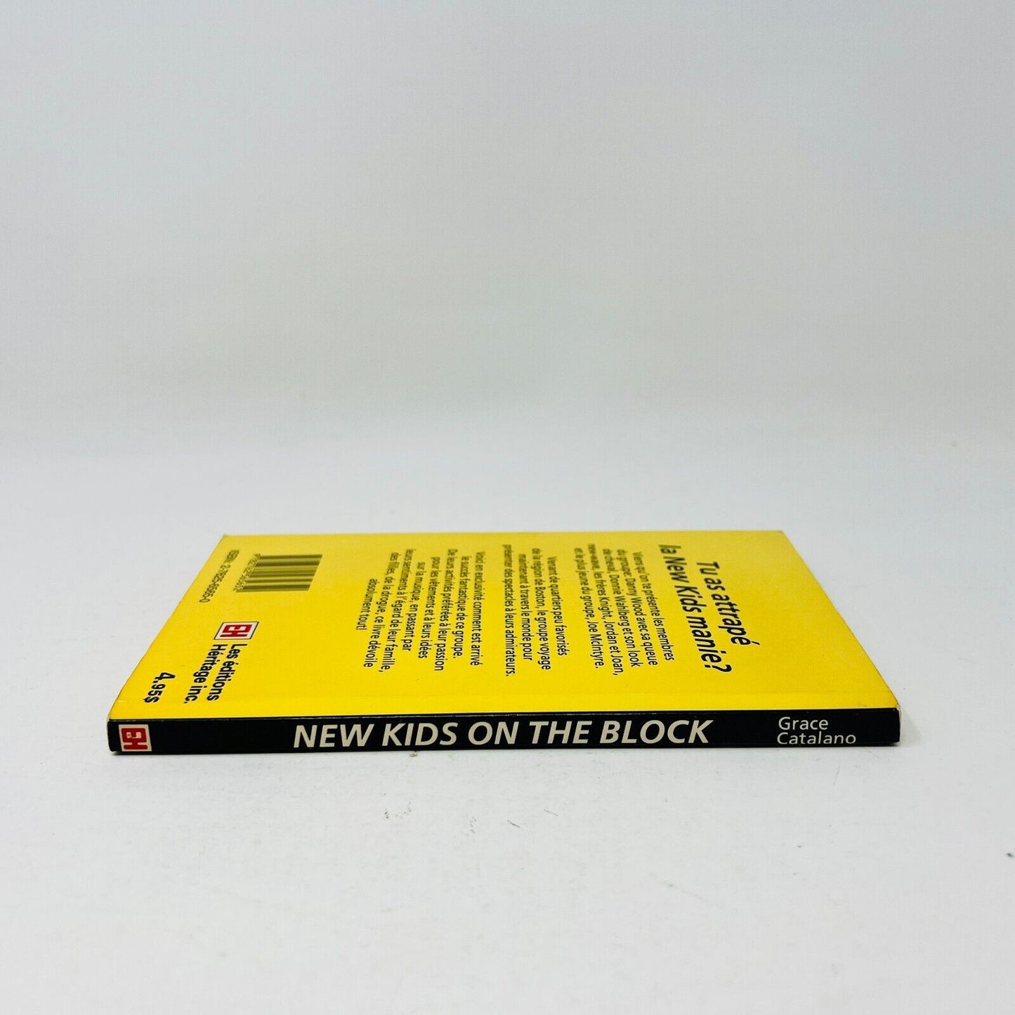 1990 New Kids on the Block Livre en Français/French EH Grace Catalano Donnie/Joe