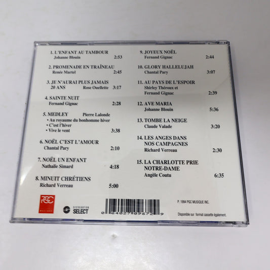 15 Souvenirs Inoubliables De Noël CD Angèle Coutu/Nathalie Simard/Johanne Blouin
