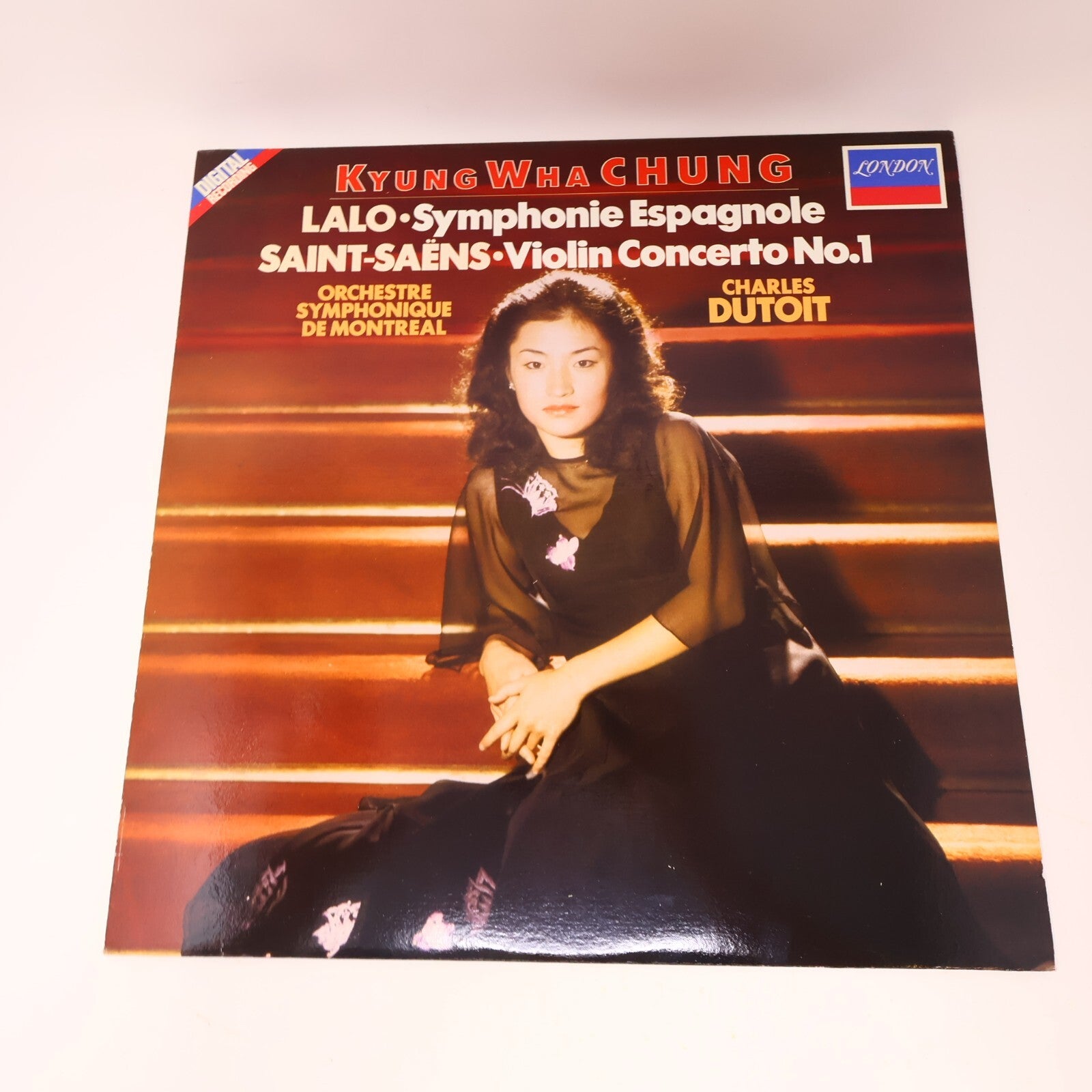 Kyung Wha Chung Symphonie Espagnole/Violin Concerto 1 Dutoit Record LDR 71029
