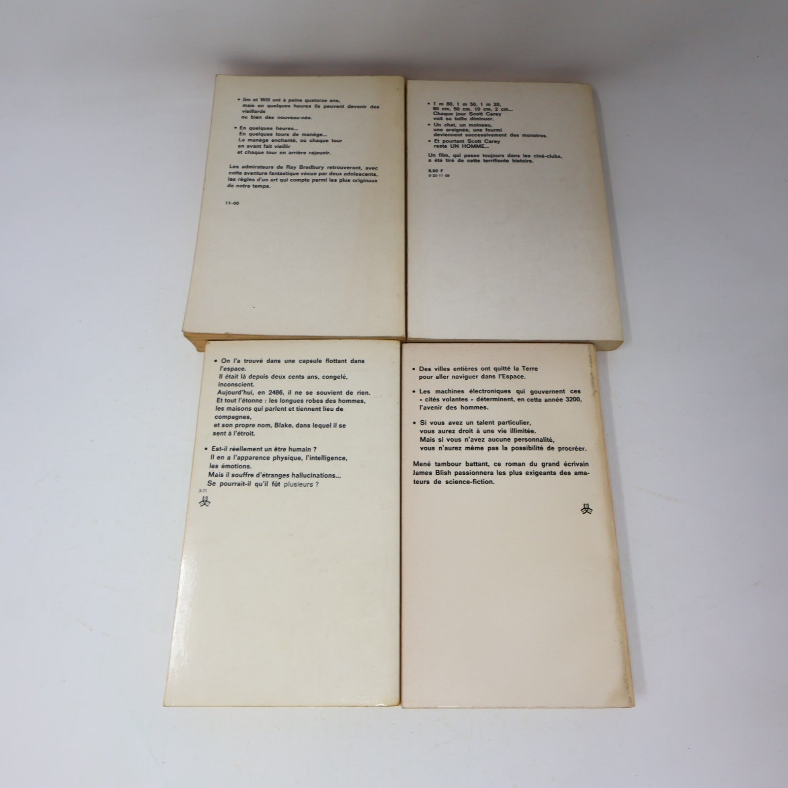 Présence du Futur Lot 4 Livres Bradbury/Matheson/Simak Foire des Ténèbres French
