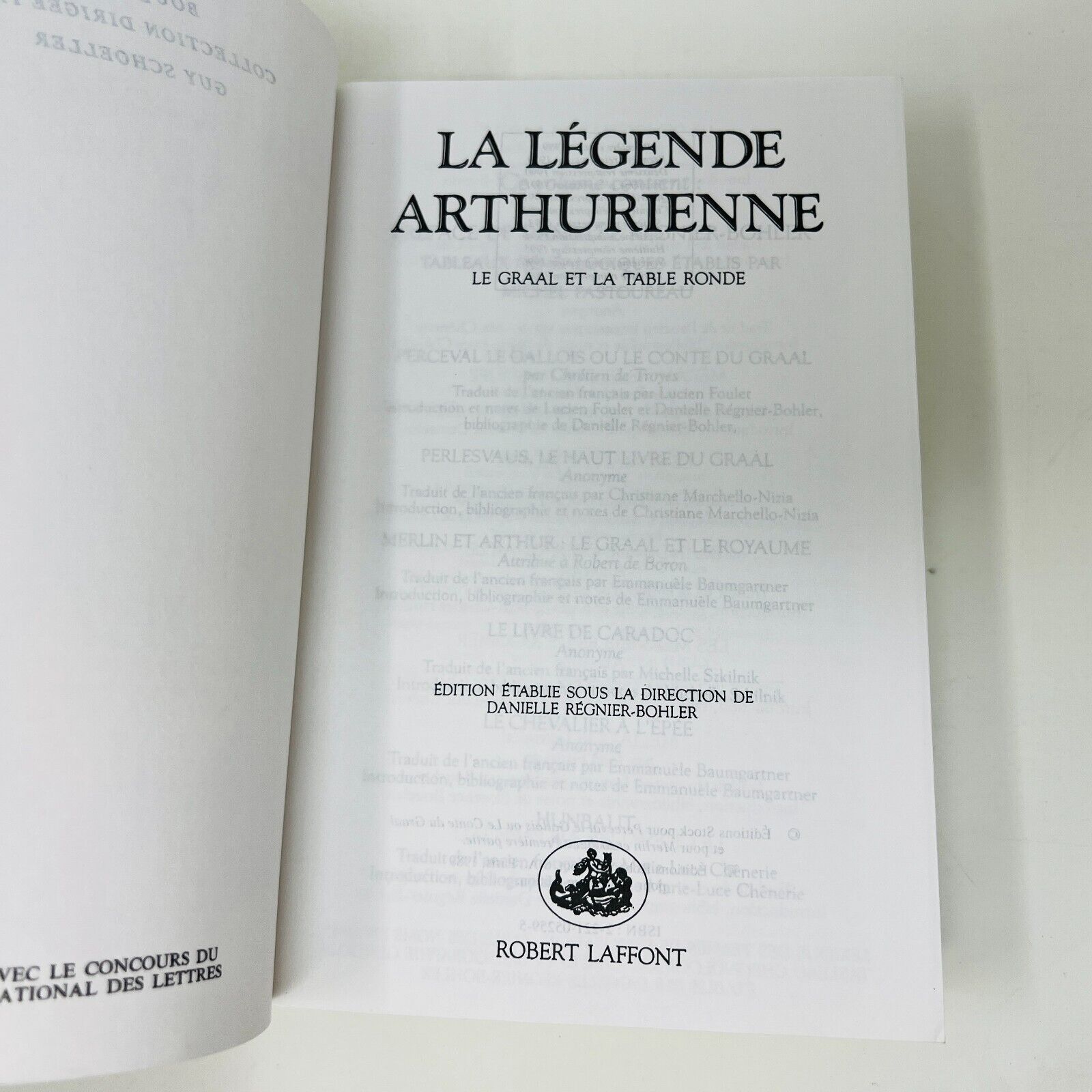 1998 La Légende Arthurienne Le Graal et la Table Ronde Bouquins Omnibus Laffont
