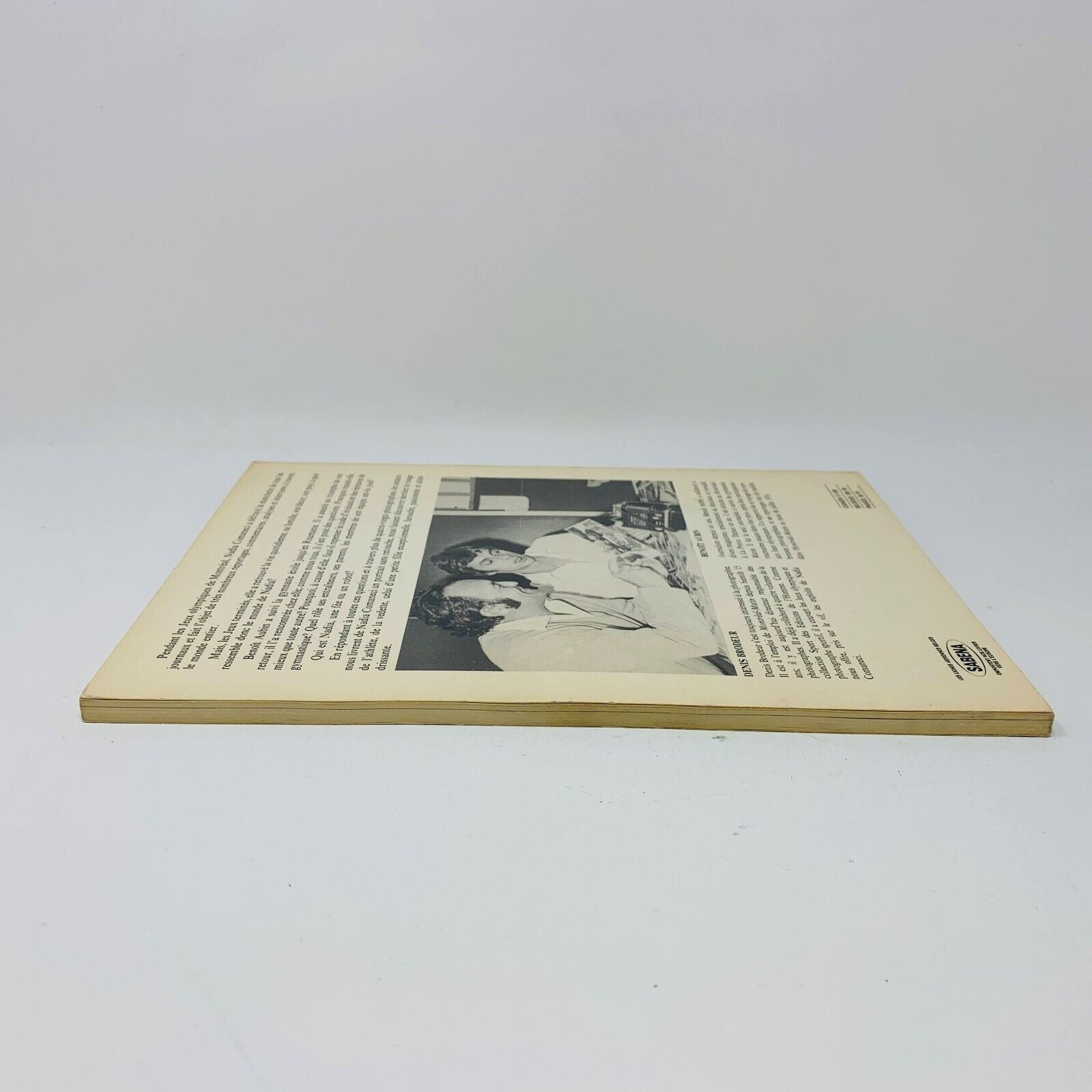 1976 Nadia Comaneci Collection Sport Livre Gymastique Montréal Olympique Aubin