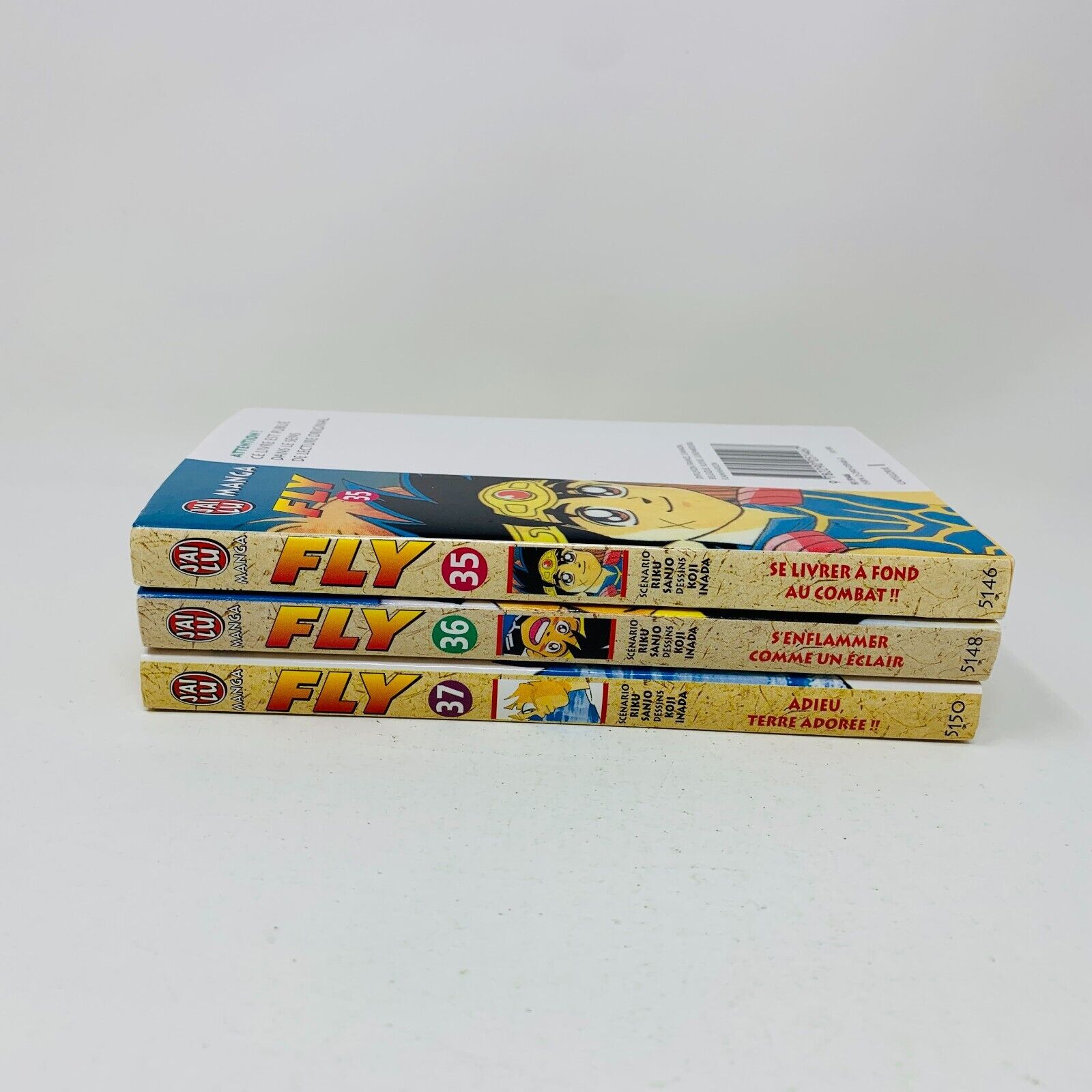 Fly 35-36-37 J'ai Lu Mangas Français Riku Sanjo Koji Inada Dragon Quest Lot de 3