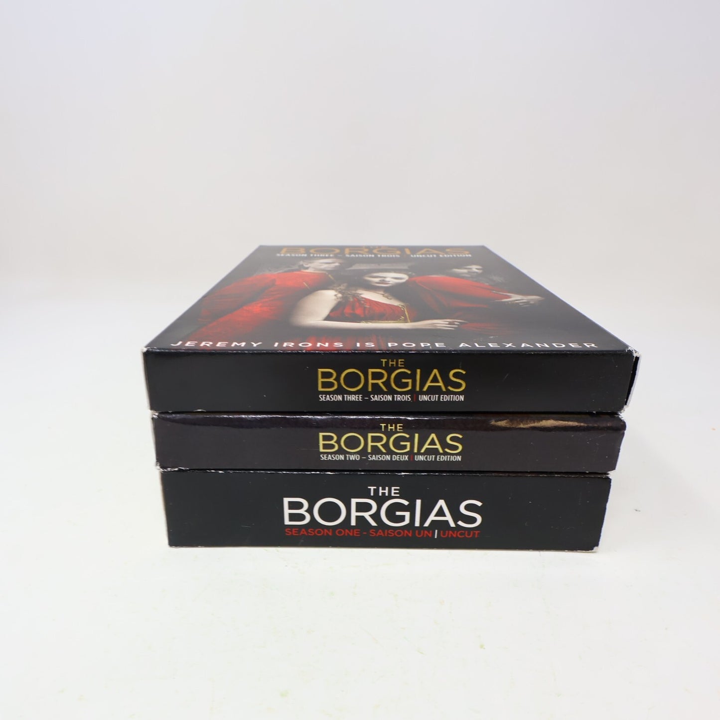 The Borgias Complete Series Uncut Season #1-2-3 DVD Set NTSC English & Français