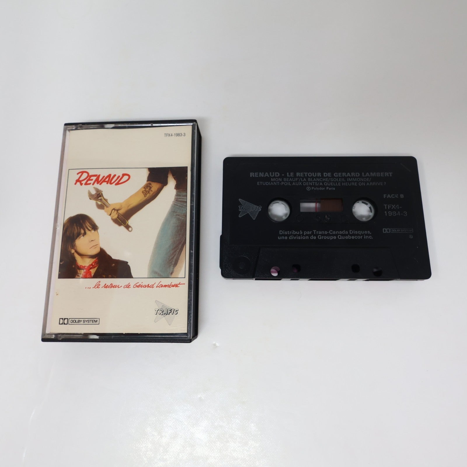 Renaud Lot 3 Cassettes Mistral Gagnant/Putain de Camion/Retour de Gérard Lambert