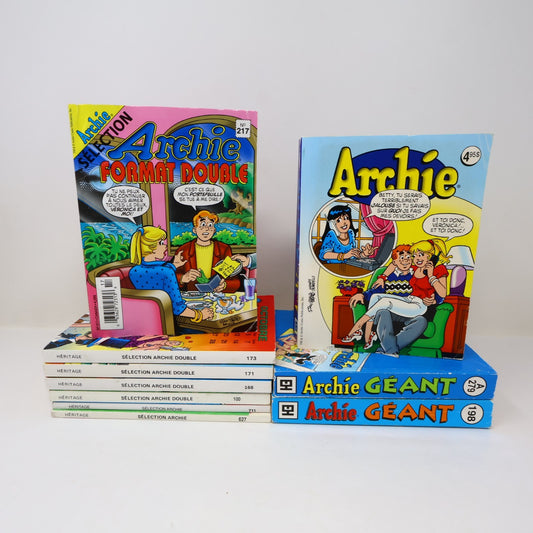 Archie Lot 10 Bandes dessinées Sélection/Géant/Format Double EH Humour Français