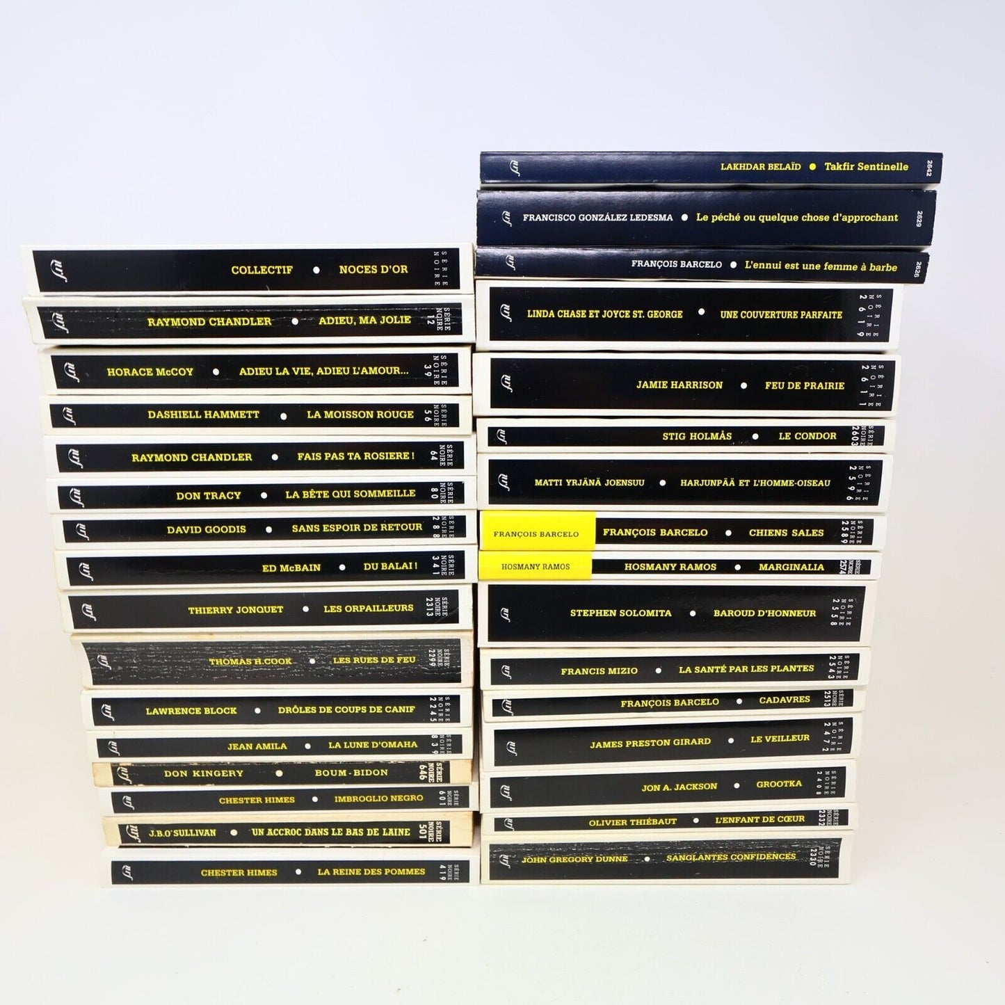 Collection Série Noire nrf Lot 32 Livres Français French Gallimard Paperback PB